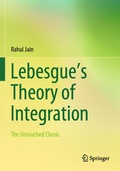 Cover: Lebesgue's Theory of Integration - Springer Nature Switzerland AG
