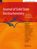 Cover: Journal of Solid State Electrochemistry - Springer
