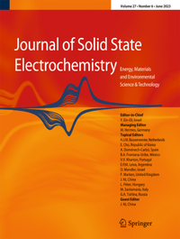Enlarge image Cover: Journal of Solid State Electrochemistry - Springer