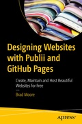 Cover: Designing Websites with Publii and GitHub Pages - APress