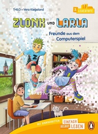 Abbildung von: Zlonk und Larla - Freunde aus dem Computerspiel - Penguin Junior