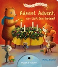 Cover: Mein Puste-Licht-Buch: Advent, Advent, ein Lichtlein brennt - Esslinger