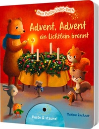 Abbildung von: Mein Puste-Licht-Buch: Advent, Advent, ein Lichtlein brennt - Esslinger