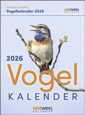 Cover: Vogelkalender 2026 - Tagesabrei&szlig;kalender zum Aufstellen oder Aufh&auml;ngen - S&uuml;dwest