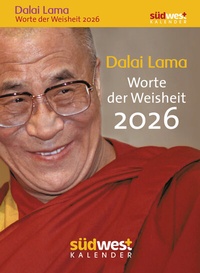 Abbildung von: Dalai Lama - Worte der Weisheit 2026 - Tagesabreißkalender zum Aufstellen oder Aufhängen - Südwest