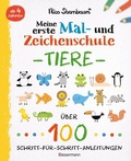 Cover: Meine erste Mal- und Zeichenschule - Tiere. Ab 4 Jahren - Bassermann