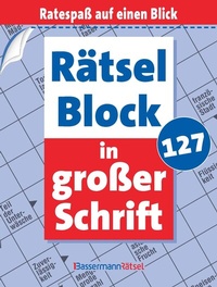 Abbildung von: Rätselblock in großer Schrift 127 - Bassermann