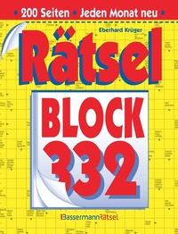 Abbildung von: Rätselblock 332 (5 Exemplare à 2,99 ?) - Bassermann