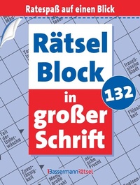 Abbildung von: Rätselblock in großer Schrift 132 (5 Exemplare à 2,99 ?) - Bassermann
