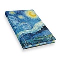 Cover: Notizbuch Echtleinen Van Gogh Die Sternennacht - Prestel