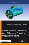 Cover: Introduction to Differential and Difference Equations through Modeling - Chapman & Hall/CRC