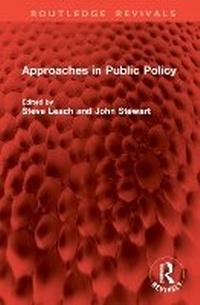 Abbildung von: Approaches in Public Policy - Routledge