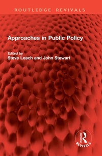 Abbildung von: Approaches in Public Policy - Routledge