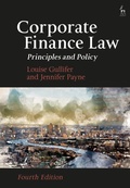 Cover: Corporate Finance Law - Hart Publishing