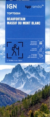 Abbildung von: Beaufortin Massif du Mont Blanc: 75004 - Institut Geographique National
