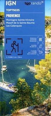 Abbildung von: Provence / Ste-Victoire / Ste-Baume / Calanques: 75035 - Institut Geographique National