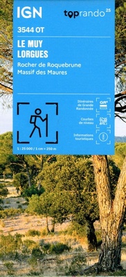 Abbildung von: Le Muy / Lorgues: 3544OT - Institut Geographique National
