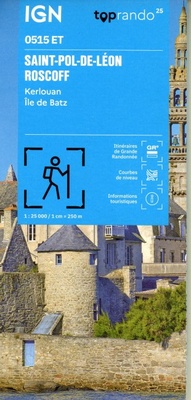 Abbildung von: St-Pol-de-Leon / Roscoff / Kerlouan / Ile de Batz: 0515ET - Institut Geographique National
