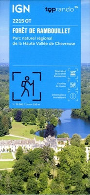 Abbildung von: Foret de Rambouillet / PNR Haute-Vallee de Chevreuse: 2215OT - Institut Geographique National