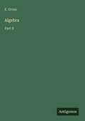 Cover: Algebra - Antigonos Verlag