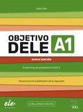 Cover: Objetivo DELE A1 - Nueva edici&oacute;n 2024 - Hueber Verlag