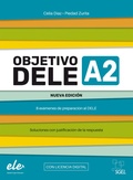 Cover: Objetivo DELE A2 - Nueva edici&oacute;n 2024 - Hueber Verlag