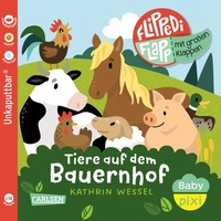 Abbildung von: Baby Pixi (unkaputtbar) 141: Flippediflapp: Tiere auf dem Bauernhof - Carlsen