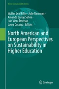 Cover: North American and European Perspectives on Sustainability in Higher Education - Springer