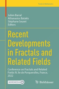 Abbildung von: Recent Developments in Fractals and Related Fields - Birkhäuser