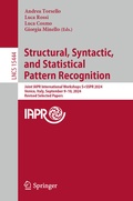 Cover: Structural, Syntactic, and Statistical Pattern Recognition - Springer