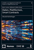 Cover: Daten, Plattformen, Smart Contracts - Facultas