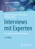 Cover: Interviews mit Experten - Springer VS