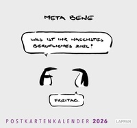 Abbildung von: meta bene Postkartenkalender 2026 - Lappan
