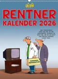 Cover: Uli Stein Rentnerkalender 2026: Monatskalender f&uuml;r die Wand - Lappan