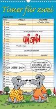 Cover: Uli Stein Timer f&uuml;r zwei 2026: Monatskalender f&uuml;r die Wand - Lappan