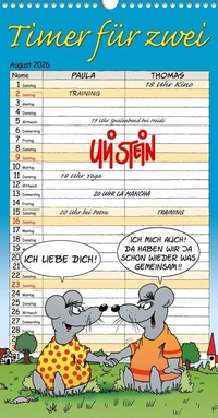 Abbildung von: Uli Stein Timer für zwei 2026: Monatskalender für die Wand - Lappan