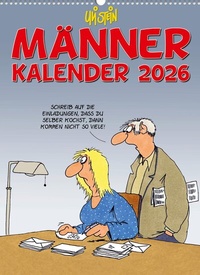 Abbildung von: Uli Stein Männer Kalender 2026: Monatskalender für die Wand - Lappan
