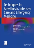 Cover: Techniques in Anesthesia, Intensive Care and Emergency Medicine - Springer