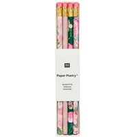 Abbildung von: Bleistiftset La Vie en Rose FSC 100%, 4 Stk. - Rico Design GmbH & Co.KG
