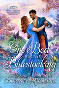 Cover: One Bed for the Bluestocking (The Weatherby Wallflowers, #3) - Hazel Grove Books
