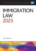 Cover: Immigration Law 2025 - The University of Law Publishing Limited