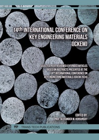 Enlarge image Cover: 14th International Conference on Key Engineering Materials (ICKEM) - Trans Tech Publications Ltd