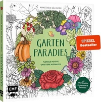 Abbildung von: Gartenparadies - Florale Motive und Tiere ausmalen - Edition Michael Fischer / EMF Verlag