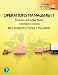 Cover: Operations Management: Processes and Supply Chains, Global Edition - Pearson Education Limited