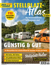Abbildung von: promobil Stellplatz-Atlas 01/2025 - Motorbuch Verlag
