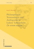 Cover: Philosophische Terminologie und Ambiguit&auml;t in Lukrez' Lehrgedicht De rerum natura - Schwabe Verlagsgruppe AG Schwabe Verlag