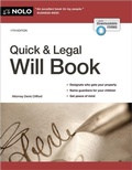 Cover: Quick & Legal Will Book - NOLO