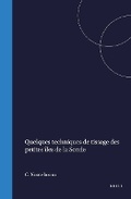 Cover: Quelques techniques de tissage des petites i?les de la Sonde - Brill