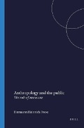 Cover: Anthropology and the public - Brill