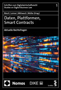 Cover: Daten, Plattformen, Smart Contracts - Dike Verlag Z&uuml;rich